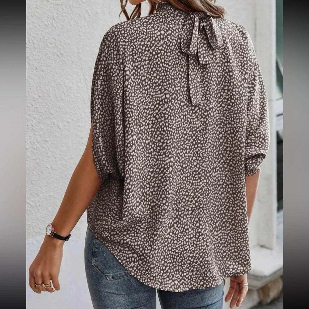 Boho tie back blouse - Picture 3 of 4